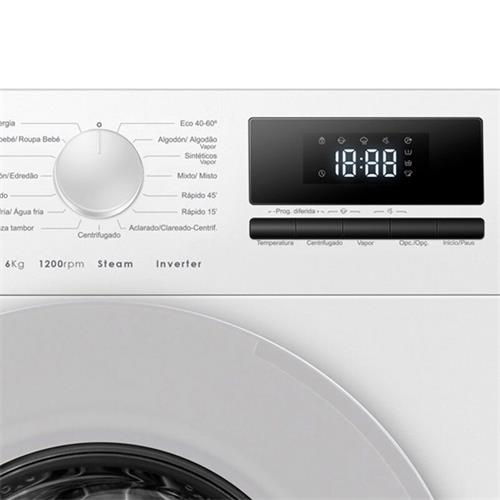 Edesa EWF-6200WH Lavadora 6Kg 1200 r.p.m Display EF.A