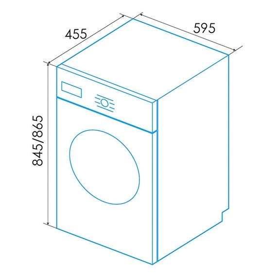 Edesa EWF-6200WH Lavadora 6Kg 1200 r.p.m Display EF.A