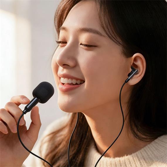 Acefast L12 Auriculares con Microfono Lavalier y conexión USB-C