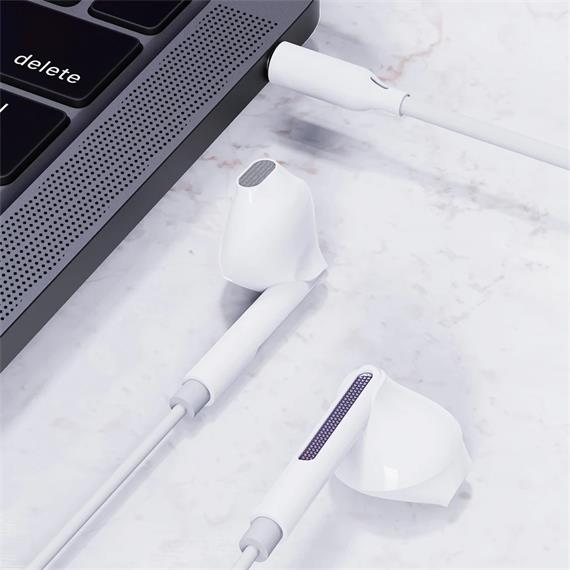Acefast L14 Auriculares con Micrófono y Conexión 3.5mm Blanco