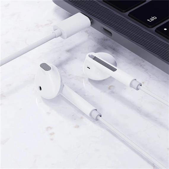 Acefast L13 Auricular con Cable USB-C Blanco