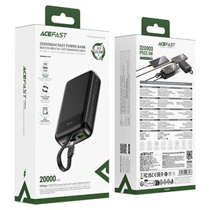 Acefast M14 PD20W PowerBank 20.000mAh 22.5W con Cable USB-C Integrado