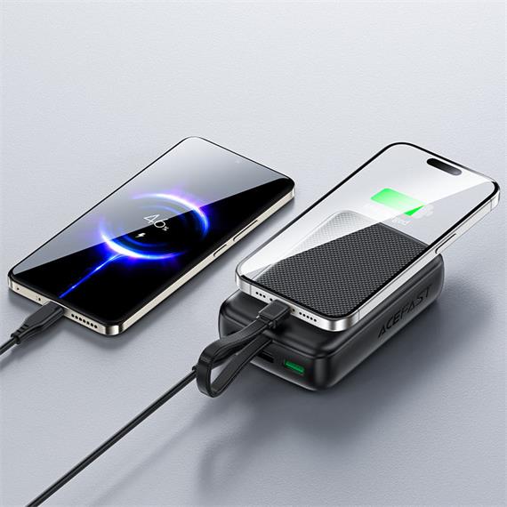 Acefast M14 PD20W PowerBank 20.000mAh 22.5W con Cable USB-C Integrado