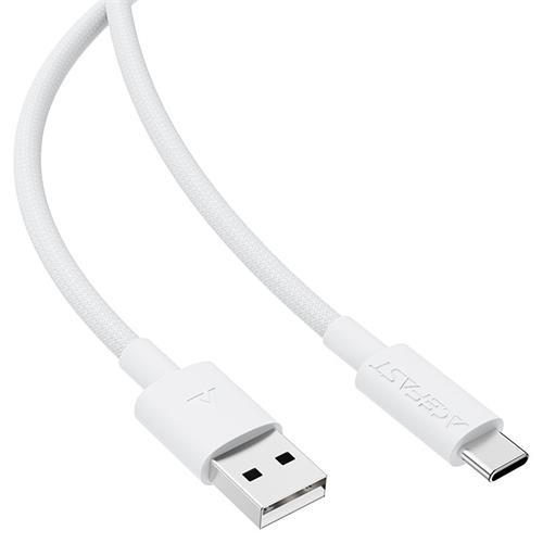 Cable USB-A a USB-C Acefast C18-04 1.2 Metros Reforzado Blanco
