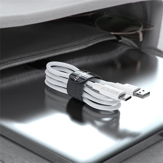 Cable USB-A a USB-C Acefast C18-04 1.2 Metros Reforzado Blanco