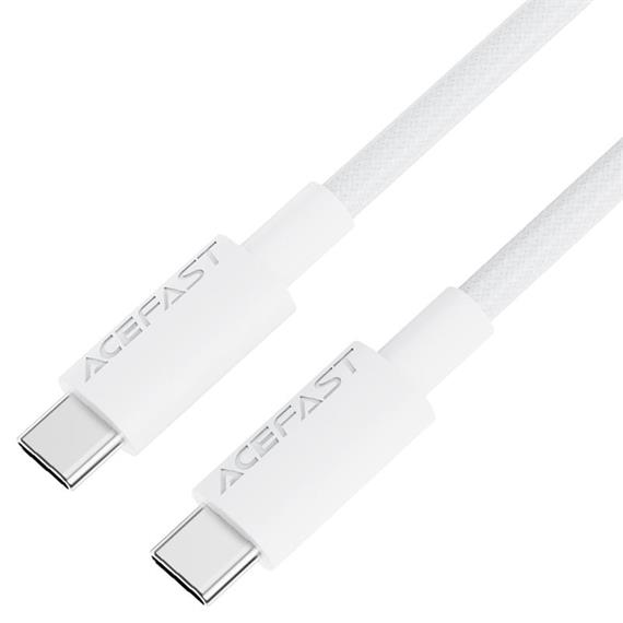 Cable USB-C a USB-C Acefast C18-03 1.2 Metros Reforzado Blanco