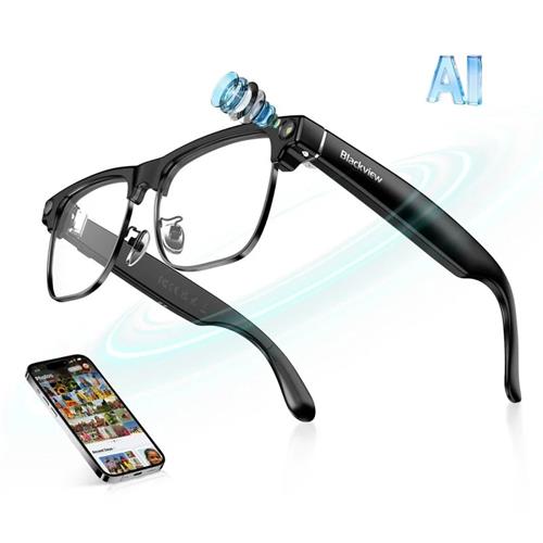 Blackview BV200 Gafas Inteligentes con IA y Cámara Lentes Fotocromaticas