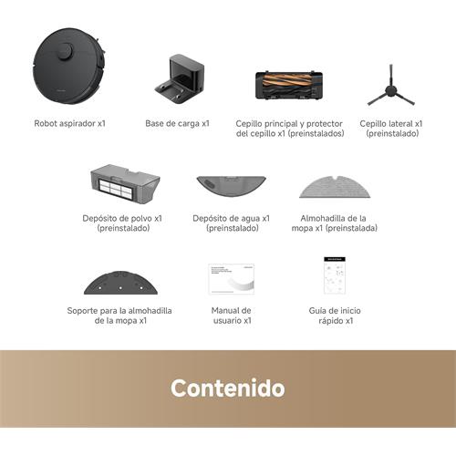Dreame D20 Robot Aspirador Negro