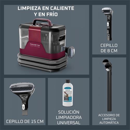 Rowenta IN7010F0 Aspirador Tapicería Hot & Cold 750W 2.3 Litros