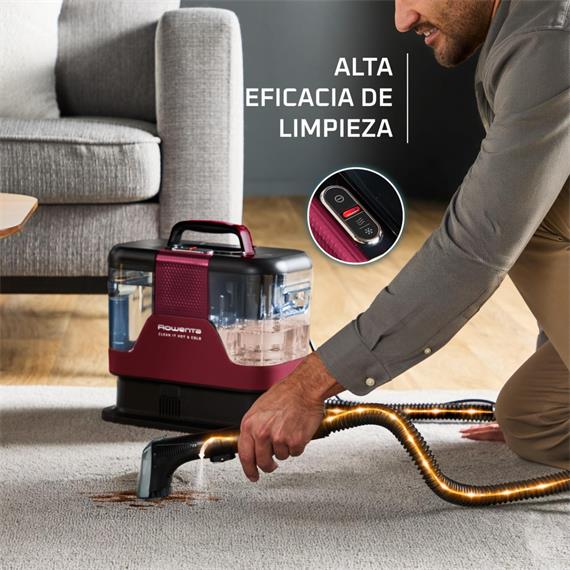 Rowenta IN7010F0 Aspirador Tapicería Hot & Cold 750W 2.3 Litros