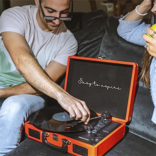 Prixton VC400 Tocadiscos Rojo