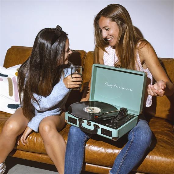 Prixton VC400 Tocadiscos Verde Menta