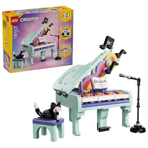 LEGO 31392 Music Decor Piano with Cat