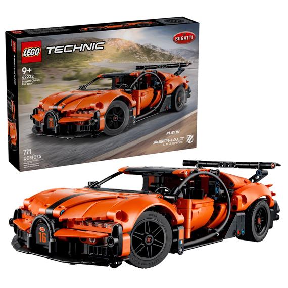 LEGO 42222 Bugatti Chiron Pur Sport Hypercar