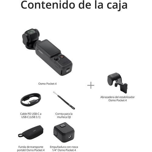 Dji Osmo Pocket 4 Standard Combo Cámara Estabilizada 4K