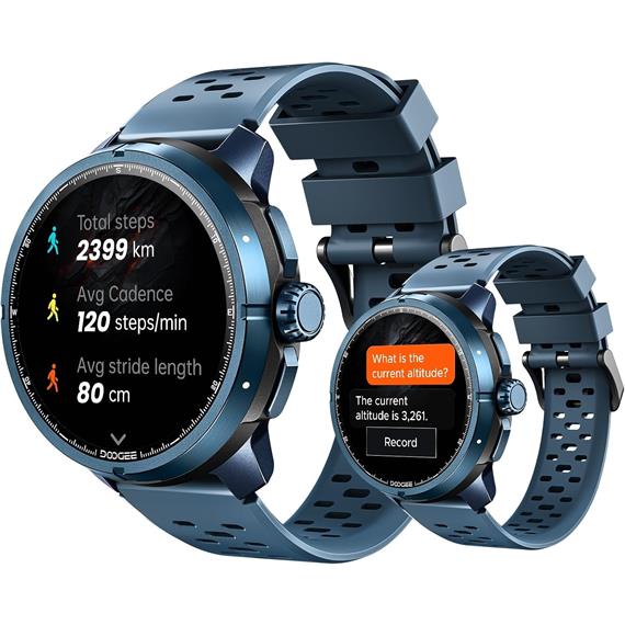 Doogee Anymoving M1 Pro Azul 1,5" AMOLED GPS Dual Bluetooth +170 deportes
