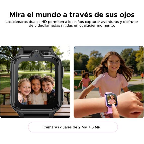 Doogee Anyscene S3 KIDS 4G Negro 1,72" GPS Llamadas IP68 para niños