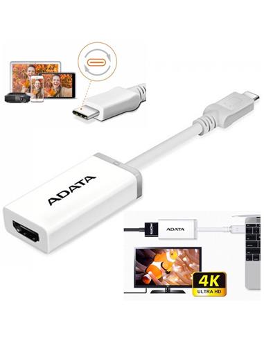 ADATA ADAPTADOR USB-C - HDMI 4K PARA MÓVIL, PC, TABLET