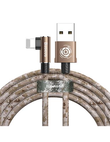 BASEUS CALMC-A12 CABLE LIGHTNING CAMOUFLAGE 2.4A 1M BROWN
