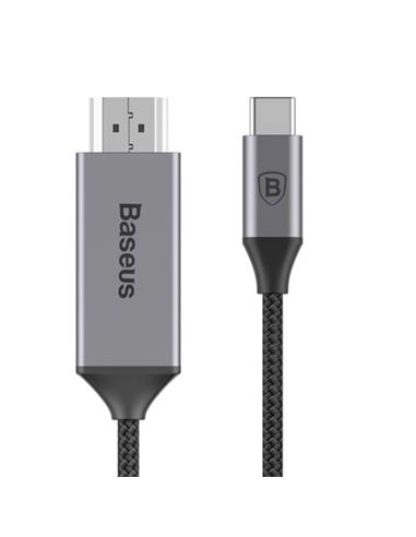 BASEUS CATSY-0G VIDEO CABLE TYPE-C TO HDMI 4K 1.8M SPACE GREY