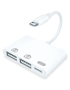 Adaptador Compatible Lightning a 2x USB