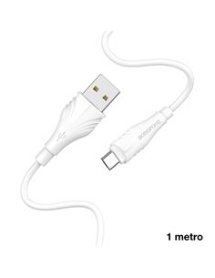 Cable USB a Micro USB 1 m BOROFONE BX18 Blanco