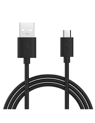Cable USB a Micro 1.5 m Generico Bulk Negro