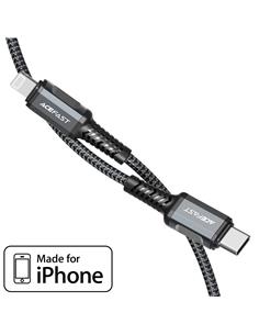 Cable USB-C a Lightning 1.2 m 30W Acefast C1-01 Certificado Gris