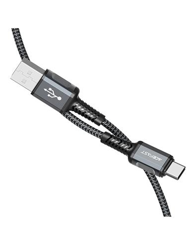 Acefast C1-04 Cable USB-A a USB-C 1.20m 3 Amp Gris
