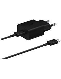 Cargador USB-C 15W+ Cable USB-C a USB-C 1 m Samsung (EP-T1510) Negro