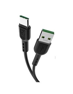 Cable USB a USB-C 1 m 5A Hoco X33 Surge Negro