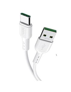 Cable USB a USB-C 1 m 5A Hoco X33 Surge Blanco