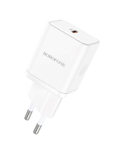 Cargador USB-C 20W Borofone BN6 Blanco