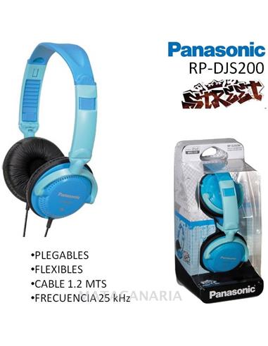 PANASONIC RP-DJS 200 E AURICULAR BLUE