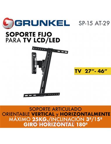 GRUNKEL SP-15 AT29 SOPORTE TV PAROJO 32-65