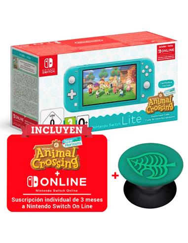 Nintendo Switch Lite + Animal Crossing + 3 meses Nintendo Online