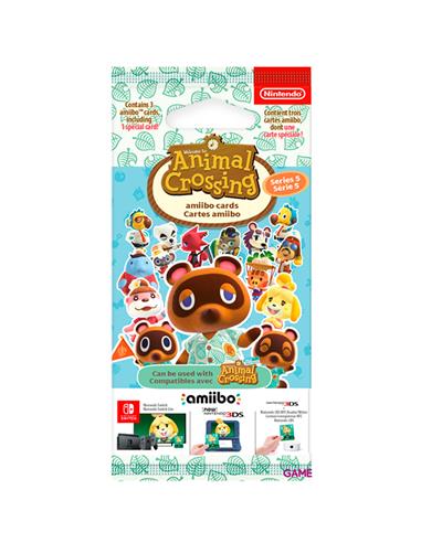 Nintendo Pack 3 Tarjetas Amiibo Animal Crossing Serie 5