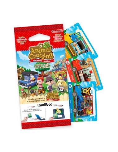 Nintendo Pack 3 Tarjetas Amiibo Animal Crossing New Leaf