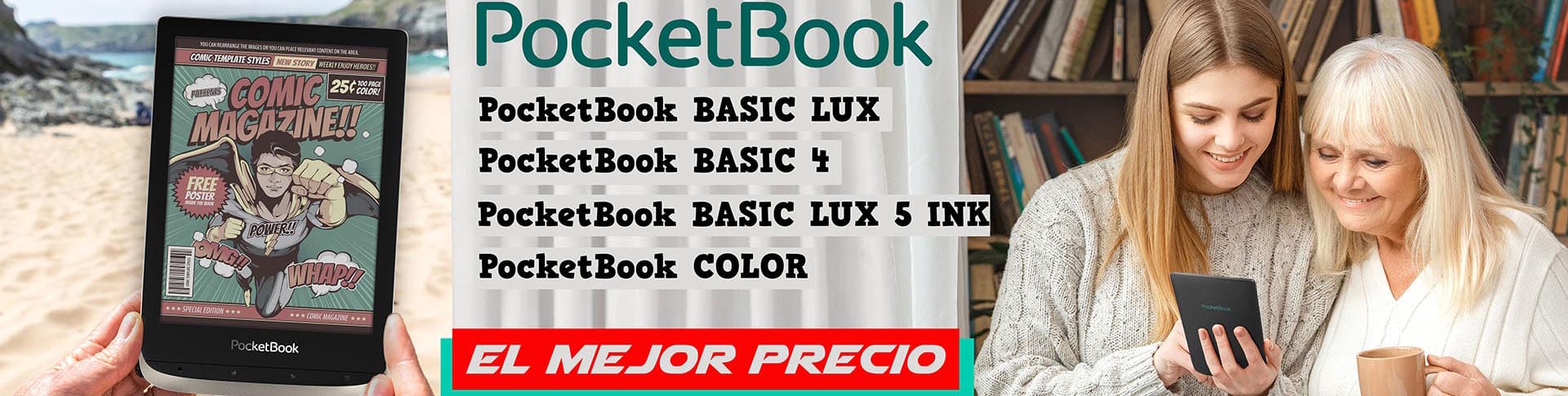 Comprar online PocketBook en Canarias